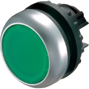 Eaton M22-DRL-G mygtuko aktuaratorius, momentinis, žalias mygtukas, titano apvadas, 22,5 mm montavimas 216948