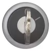 Eaton M22-WRS-A1 raktu valdomas perjungiklis, 2 padėčių, fiksuotas, juodas valdymo elementas, sidabrinis titaninis priekinis žiedas, 22,5 mm montavimas, IP66/IP67/IP69K 229092
