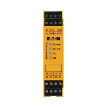 Eaton ESR5-NO-31-230VAC saugos relė, 230V AC, 3 NO saugos kontaktai, 1 NC pagalbinis, DIN bėgelis 119380