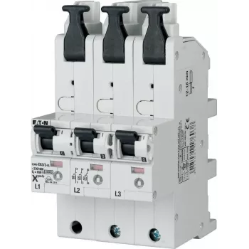 Eaton LSHU-E16/3-KL automatinis grandinės pertraukiklis, E tipo, 3 polių, 16 A, 400 V AC, 10 kA, 119712