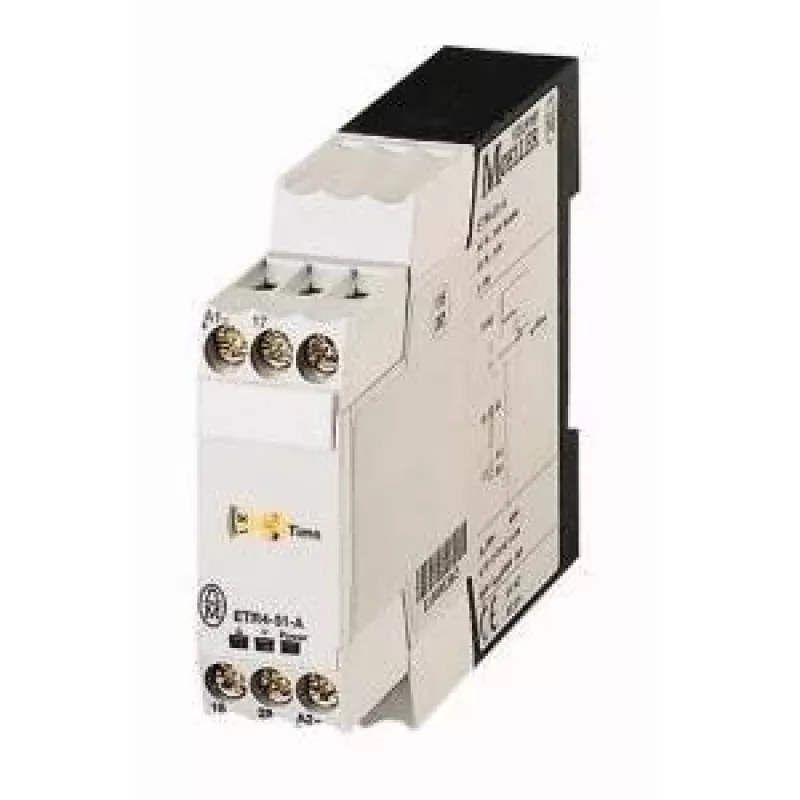 Eaton ETR4-51-A Žvaigždė-tri kampo laiko relė, 24-240V AC/DC, 3-60s, 2 CO, DIN bėgelis 031884