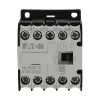 Eaton DILEM12-10 mini kontaktorius, 3 polių, 12 A, 230 V 50 Hz / 240 V 60 Hz ritė, 1 NO pagalbinis kontaktas, IP20, juodas/baltas 127075
