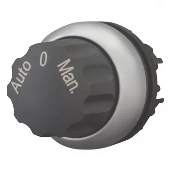 Eaton M22-WR3-X94 3 padėčių fiksuotas pasukimo jungiklio aktorius, juodas, 22,5 mm