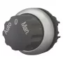 Eaton M22-WR3-X94 3 padėčių fiksuotas pasukimo jungiklio aktorius, juodas, 22,5 mm