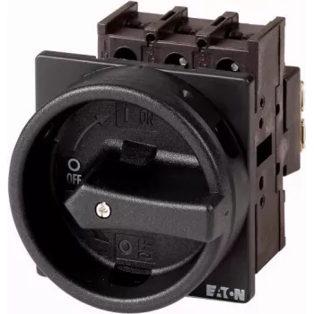 Eaton P1-25/EA/SVB-SW 3 polių pagrindinis jungiklis, 25 A, IP65, juodas 048365