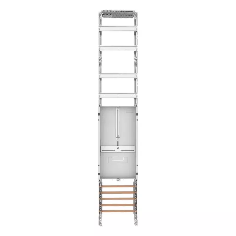 Eaton ZSD-O19A0672 skaitiklių laukas, 1 skaitiklio vieta, 250 A, 72 PLE, 3 taškų tvirtinimas, RAL 7035 229180