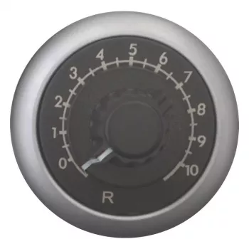 Eaton M22-R470K sukamasis potenciometras, 470 kΩ, 0,5 W, vieno apsisukimo, linijinis, montuojamas į skydą