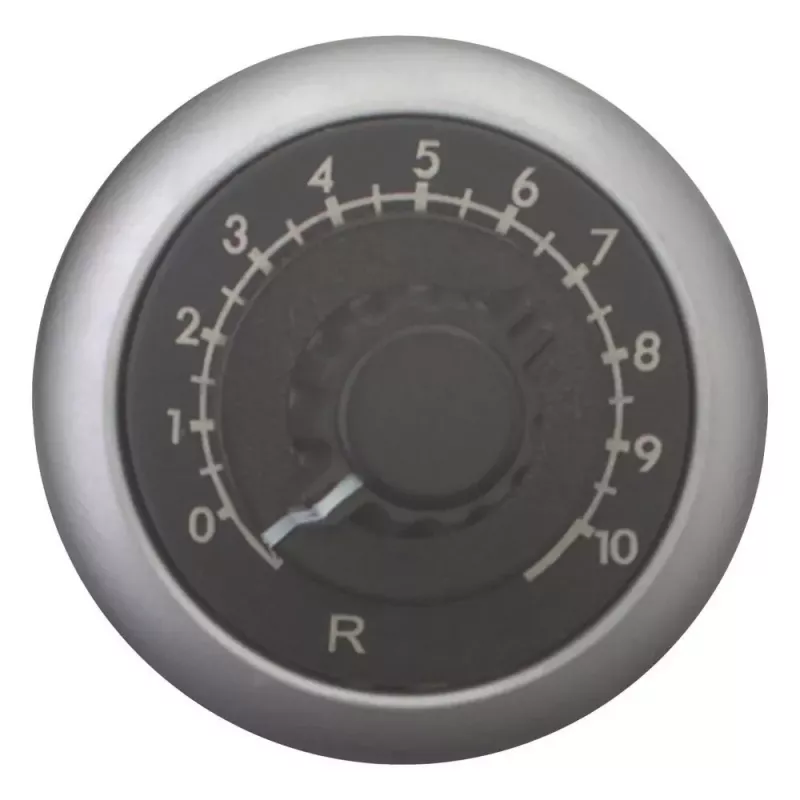 Eaton M22-R470K sukamasis potenciometras, 470 kΩ, 0,5 W, vieno apsisukimo, linijinis, montuojamas į skydą