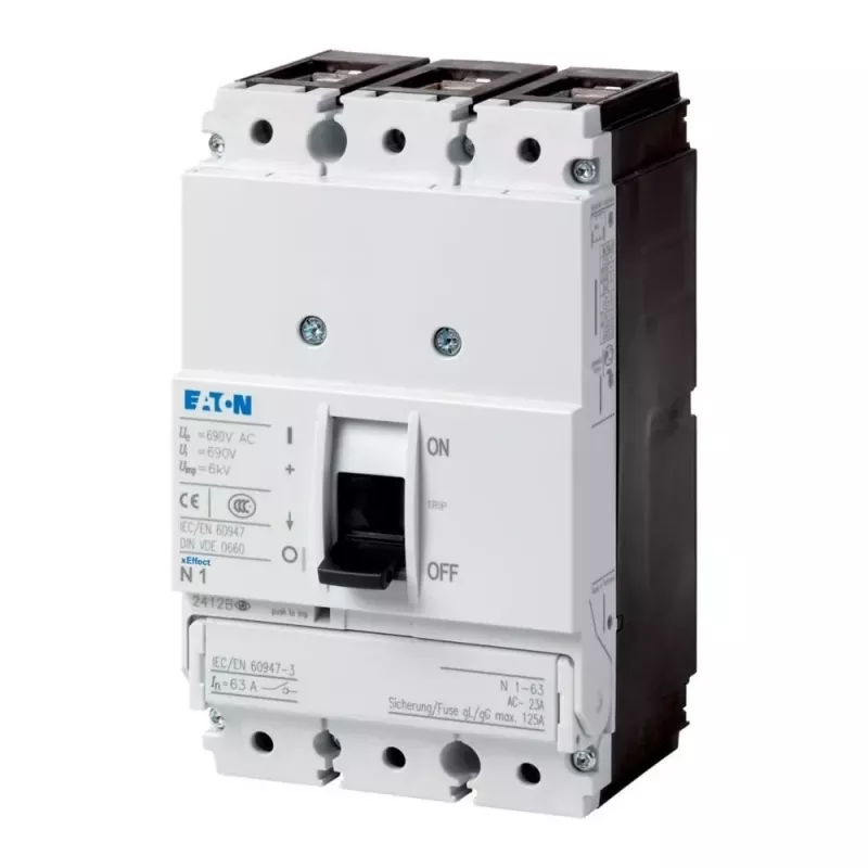 Eaton PN1-100 atjungiklis 1 poliaus 100A DIN bėgiui 259141