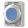 Eaton M30C-FDR-B RMQ-Titan plokščias apvalus chromuotas mėlynas mygtuko aktuatorius, 30,5 mm, momentinis 182947