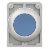 Eaton M30C-FDR-B RMQ-Titan plokščias apvalus chromuotas mėlynas mygtuko aktuatorius, 30,5 mm, momentinis 182947