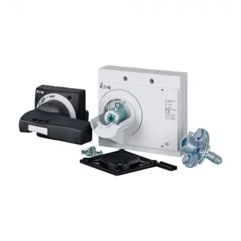 Eaton NZM3-XTVD durų movos sukimosi rankena, užrakinama, IP66, juoda/pilka, 260170