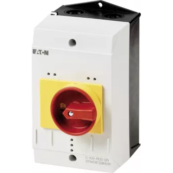 Eaton CI-K2-PKZ0-NA-GR tuščias korpusas su avarinio sustabdymo mygtuku, 160 x 100 x 100 mm, geltonas/raudonas 262681
