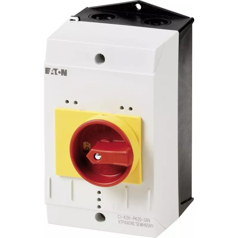 Eaton CI-K2-PKZ0-NA-GR tuščias korpusas su avarinio sustabdymo mygtuku, 160 x 100 x 100 mm, geltonas/raudonas 262681