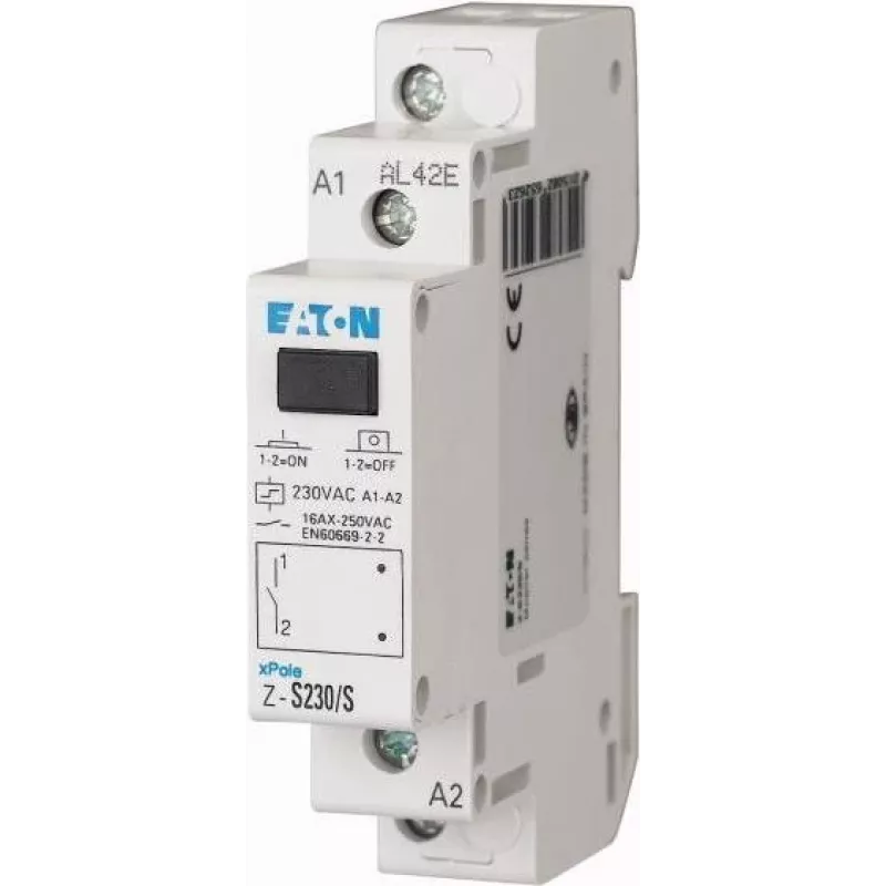 Eaton Z-S230/S mini kontaktorius 2NO 230V AC 20A DIN bėgiui 265262