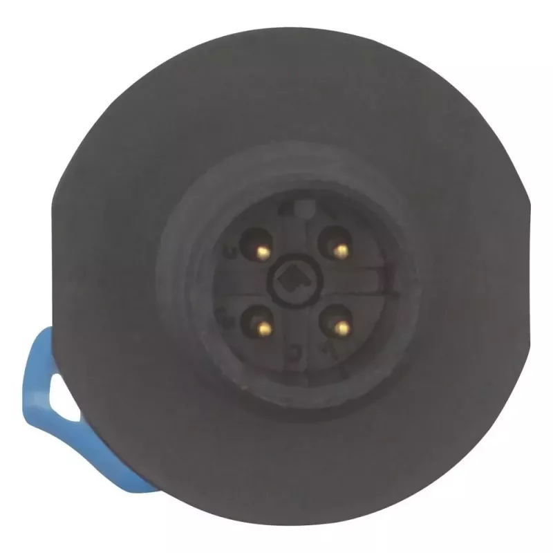 EATON M12 A-Coded 4-Pole Male Straight Connector, Screw Termination, IP65/IP67, 230V/4A, PBT Housing, Gold Contacts, Cable 4-6mm 266135