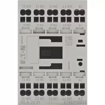 EATON DILA-22(24VDC)-PI pagalbinis kontaktorius, 24 V DC ritė, 2NO+2NC, push-in gnybtai 199218
