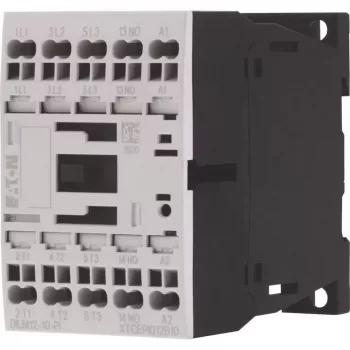 Eaton DILM12-10 kontaktorius, 3 polių, 1 NO pagalbinis kontaktas, 230 V AC ritė, 12 A, 5,5 kW 199239