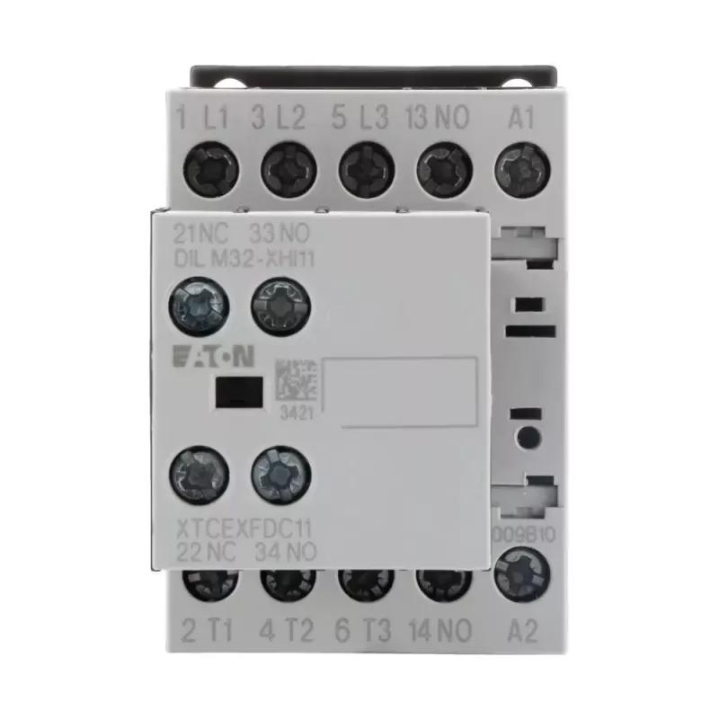 Eaton DILM9-21 galios kontaktorius 3 polių 4kW 400V AC ritė 230V 50Hz 2NO+1NC 276760