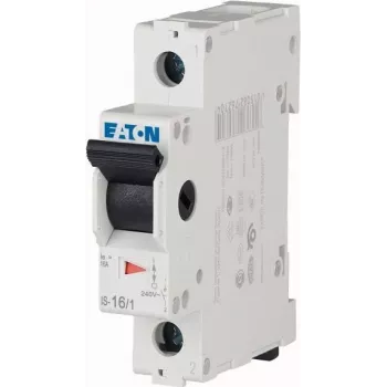 Eaton IS-16/1 atskyriklis, 1 polių, 16 A, 230/400 V AC, DIN bėgio montavimas 276254