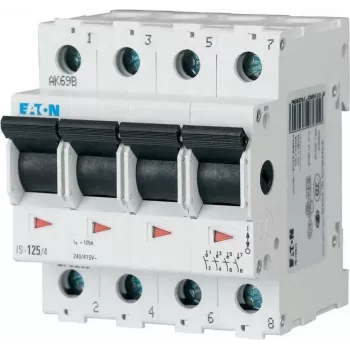 Eaton 4 polių pagrindinis jungiklis 40 A 400 V pilkas 276273