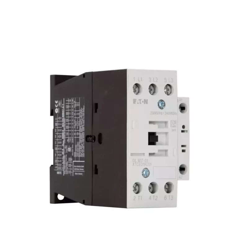 Eaton DILM17-01 kontaktorius, 3 polių, 17 A, 230 V AC ritė, 1 NC pagalbinis 277036