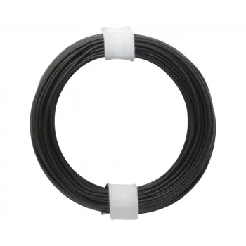 Donau Elektronik 118-1 suvyta viela 1 x 0,14 mm² juoda 10 m