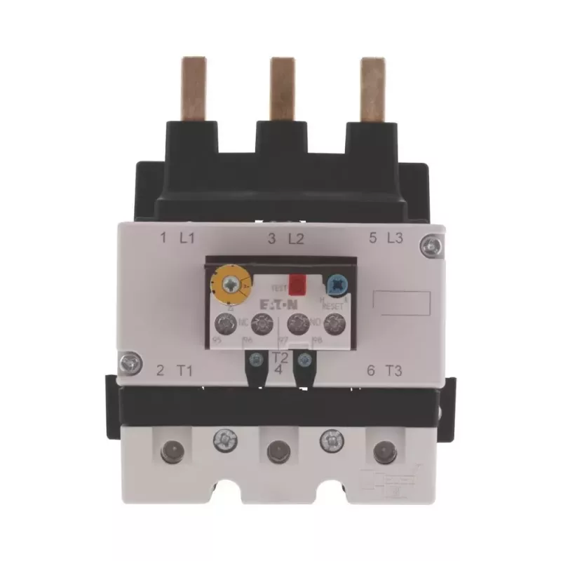 Eaton ZB150-70 šiluminė perkrovos relė, 70-150 A, 3 polių, 10A klasė, juoda/balta 278463