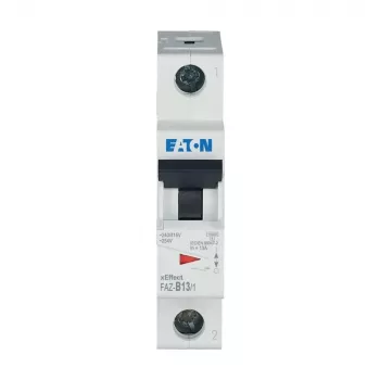 EATON FAZ-B13/1 miniatiūrinis automatinis jungiklis, 1 polių, 13 A, B charakteristikos, 6 kA 278533