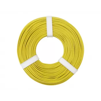 Donau Elektronik 125-053 daugiasluoksnė montavimo viela 0,25 mm² geltona 50 m