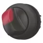 Eaton M22S-WLKV-R selektoriaus jungiklio pavara, 2 padėčių fiksavimo, juoda rankenėlė, plastikinis priekinis žiedas 284399