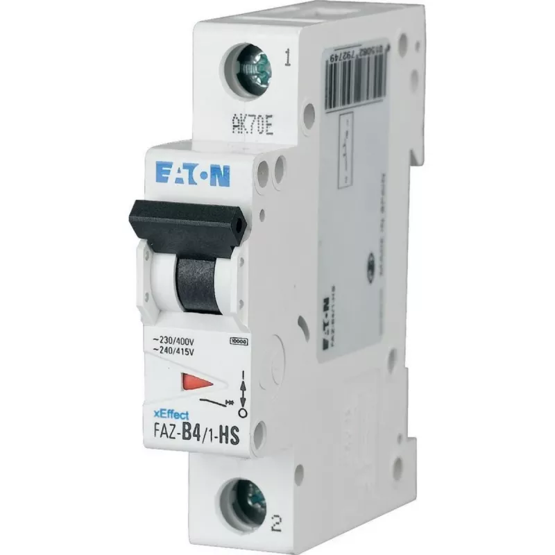 Eaton FAZ-B4/1-HS automatinis grandinės pertraukiklis B tipo 4A 1-polio 10kA 279274