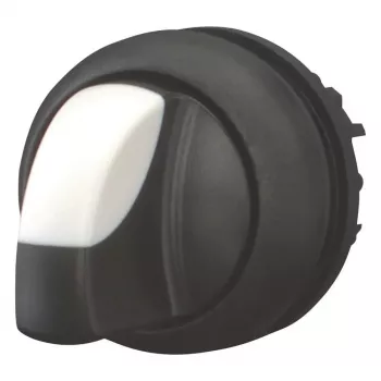 Eaton M22S-WRK4 perjungiklio pavara, juoda, 3 padėčių, fiksuojama, plastikinis priekinis žiedas 279432