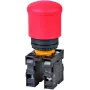 Eaton M22-PV/K11 mygtukas, 1 NO + 1 NC, plokščiasis valdymo elementas, juodas, 22,5 mm montavimo diametras, varžtiniai gnybtai 216516-RD
