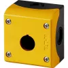 Eaton M22-IY1 geltonas tuščias korpusas, 1 montavimo vieta, montuojamas ant pagrindo, 80 x 72 x 56 mm, IP66, IK08 216536