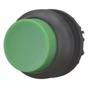 Eaton Moeller M22 mygtuko aktuaratorius, iškilas, momentinis, žalias, plastikinis priekinis žiedas, 22,5 mm 216645