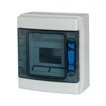 Eaton 174222 IKA-1/6-ST paviršinio montavimo mažasis skirstomasis skydas, 1 eilė, 6 moduliniai vienetai, baltas