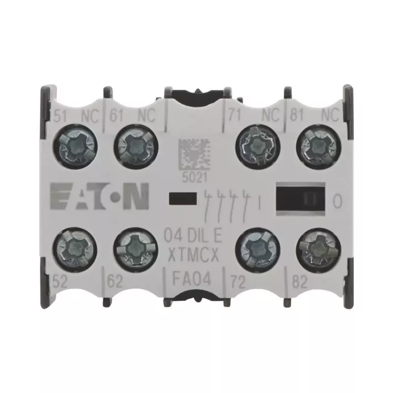 EATON 04DILE pagalbinis kontaktų blokas, 4 NC, priverstinai vedami, priekinio montavimo, DILM7-DILM38 kontaktoriams 010256