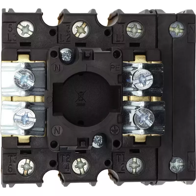 Eaton P3-63/EA/SVB/N pagrindinis jungiklis 3 polių 63A raudonas/geltonas 010398
