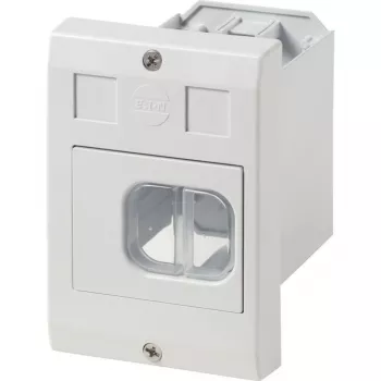 Eaton E-PKZ01-G tuščias korpusas su sukimosi jungikliu ir membraniniais įvadais, pilkas 281634