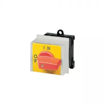 Eaton P1-25/IVS-RT pagrindinis perjungimo jungiklis, 3 polių, 25A, I-0-II, priekinio skydo montavimo, juodas 013140