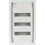Eaton KLV-36UPP-F įleidžiamas skirstomasis skydas, 36 modulių vienetai, 3 eilės, permatomos tamsintos durelės, baltas 178802