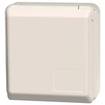 MENNEKES 4971 Schuko sieninis lizdas 16A 2P+E 230V IP44 pilkas