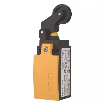 Eaton LS-11/LB ribinis jungiklis su ritinėlio svirtimi, momentinis, 1NO+1NC, 400 V AC, 4 A, IP67, slėgto aliuminio korpusas 290175
