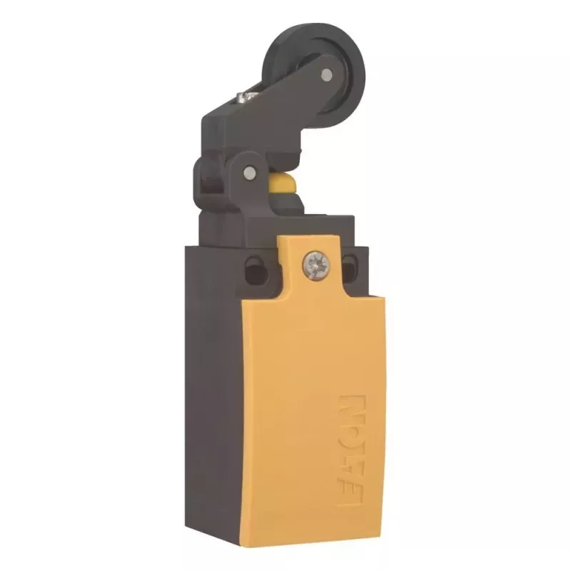 Eaton LS-11/LB ribinis jungiklis su ritinėlio svirtimi, momentinis, 1NO+1NC, 400 V AC, 4 A, IP67, slėgto aliuminio korpusas 290175