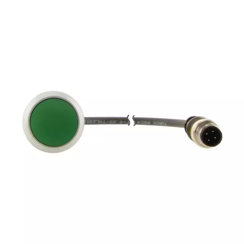 Eaton C22-D-G-K10-P3 spaudžiamasis mygtukas, įleistas, žalias, 1NO, 22,5 mm