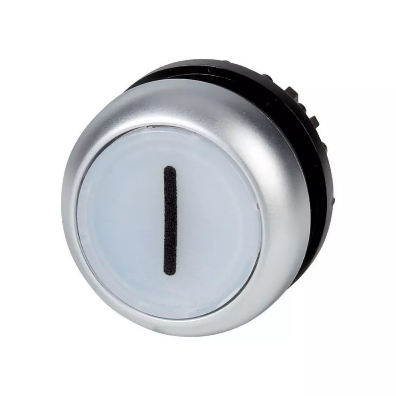 Eaton M22-DRL-W-X1 baltas LED indikatorius, 22,5 mm, 24V AC/DC, IP67/IP69K 216963