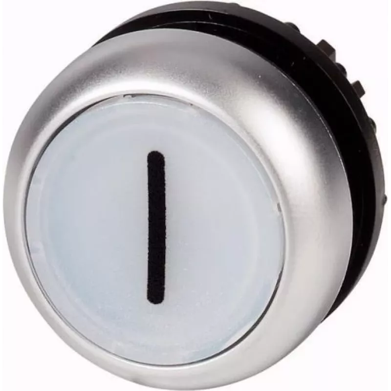 Eaton M22-DRL-W-X1 baltas LED indikatorius, 22,5 mm, 24V AC/DC, IP67/IP69K 216963