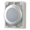 Eaton RMQ-Titan plokščia apvali indikacinės lemputės galvutė, balto lęšio, chromuotas apvadas, M30C-FL-W 183287