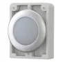 Eaton RMQ-Titan plokščia apvali indikacinės lemputės galvutė, balto lęšio, chromuotas apvadas, M30C-FL-W 183287